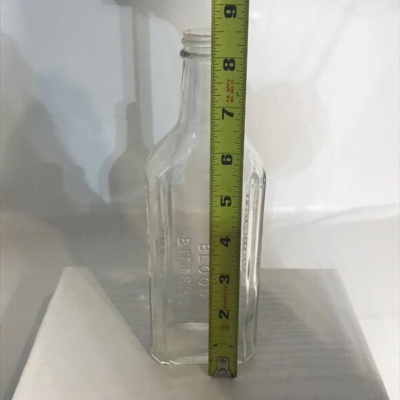 Vtg Burdock Blood Bitters Glass Bottle By T. Milburn Co. Ltd. Toronto Ont. 8.5" - Picture 6 of 11